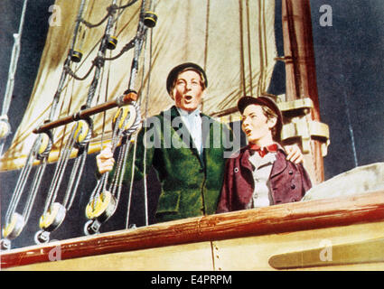 HANS CHRISTIAN ANDERSON 1952 Samuel Goldwyn Productions Film mit Danny Kaye auf der linken Seite und Farley Granger Stockfoto