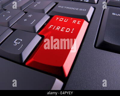 Bild einer Tastatur mit schönen Symbolen. Stockfoto