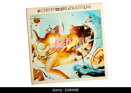 Alchemie: Dire Straits Live war ein Doppel-Album von britischen Rockband Dire Straits, im Jahr 1984 veröffentlicht. Erstes live-Album der Band. Stockfoto