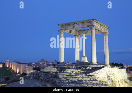 Los Cuatro Postes (vier Stangen), Ávila, Kastilien und Leon, Spanien Stockfoto