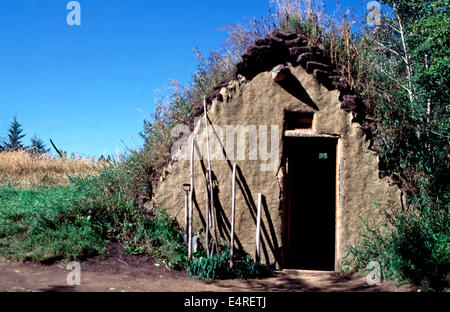 Spatenstich Haus, Ukrainian Cultural Heritage Center, Alberta Stockfoto