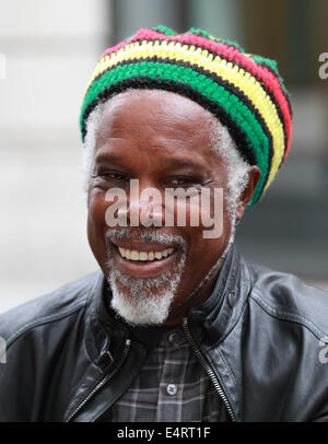 London, UK, 16. Juli 2014. Billy Ocean gesehen bei der BBC in London, Großbritannien Stockfoto