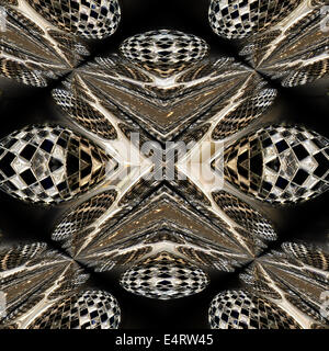 Wunderbar abstrakt dargestellt Glas Objekt Stockfoto