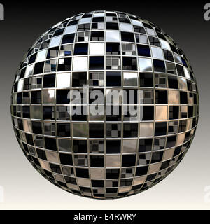 Wunderbar abstrakt dargestellt Glas Objekt Stockfoto