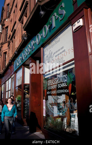 Bereiche von Glasgow City Centre im Sommer Stockfoto