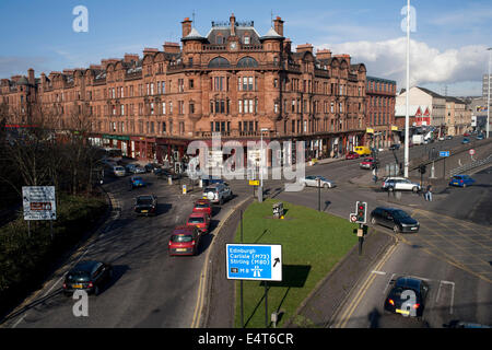 Bereiche von Glasgow City Centre im Sommer Stockfoto