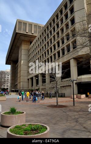 Washington, DC: J. Edgar Hoover FBI Gebäude an der Pennsylvania Avenue Stockfoto