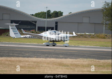 Diamond Aircraft Industries Diamond HK-36 E Star, Hybrid Flugzeuge auf der Farnborough Airshow 2014 Stockfoto