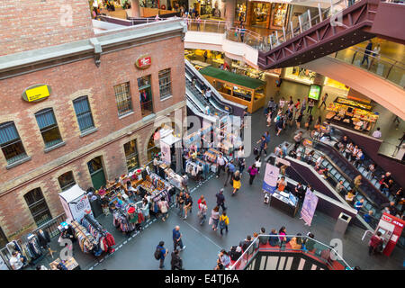 Melbourne Australien, Central Dome, Zentrum, Zentrum, Einkaufszentrum, Einkaufsshopper Einkaufsshopper Einkaufsshops Marktmärkte Marktplatz Kauf Verkauf, Einzelhandelsgeschäfte Stockfoto