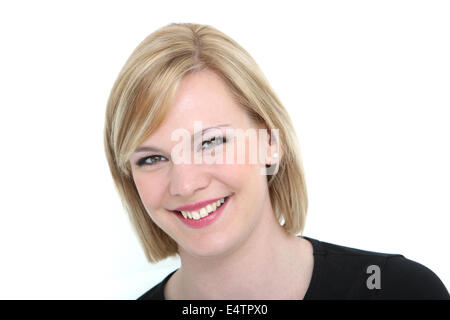 Lächelnde Frau Stockfoto
