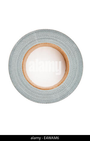 Klebeband auf einem weißen Hintergrund liegend Stockfoto