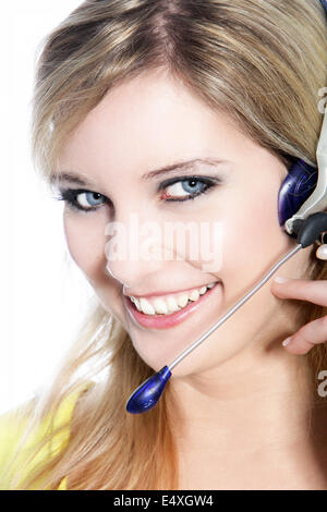 Call Center-Agenten Stockfoto