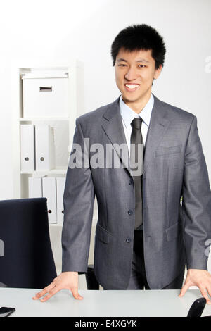 Mann, der Asien-Geschäft Stockfoto