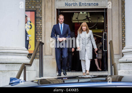 London, UK. 17. Juli 2014. Der Duke of Cambridge besucht Imperial War Museum London Credit: Guy Corbishley/Alamy Live News Stockfoto