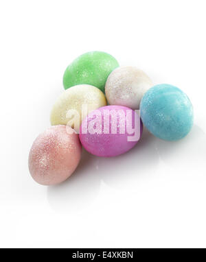 Bunte Ostereier Stockfoto