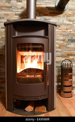 Kaminofen Stockfoto