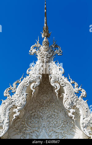 Detail der Tempel des weißen hautnah Stockfoto