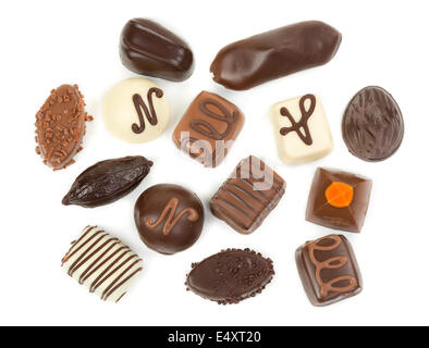 Gemischte Pralinen Stockfoto