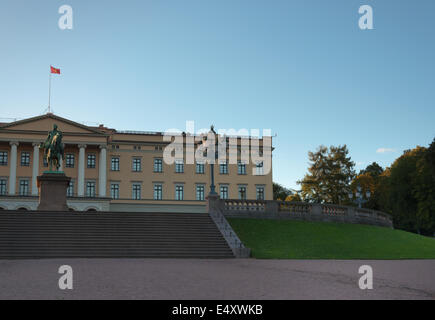 Königspalast in Oslo, Norwegen. Stockfoto