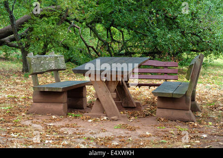 Pavillon im Garten. Stockfoto