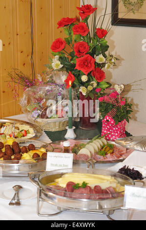 Buffet-Tisch Stockfoto