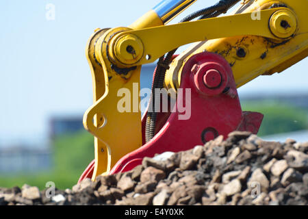 Digger hautnah Stockfoto