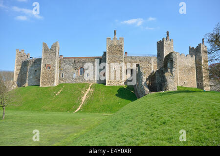 In Framlingham Castle Stockfoto