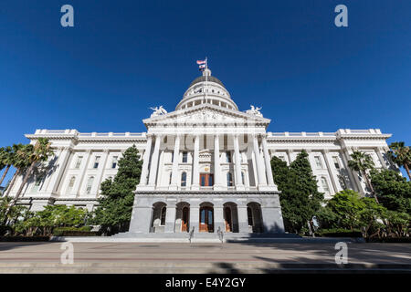 California State Capitol Gebäude im Zentrum von Sacramento. Stockfoto