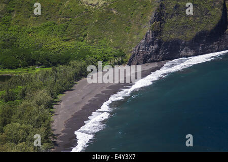 Waipio Valley Beach Stockfoto