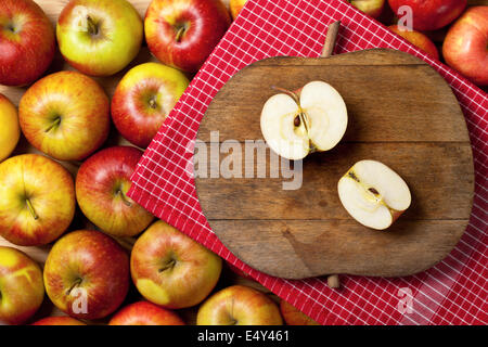 Äpfel Stockfoto