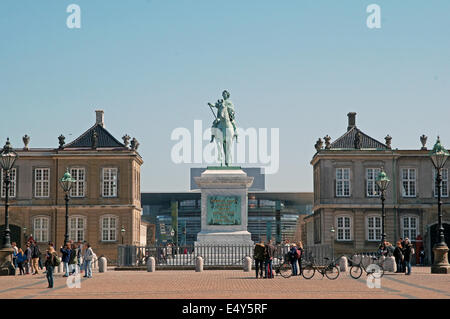 Platz der Amalienstraße Schloss Kopenhagen Dänemark Stockfoto