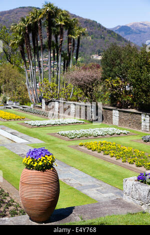 Garten der Villa Taranto Stockfoto