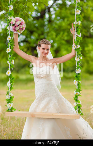Hochzeit Tag Braut Stockfoto