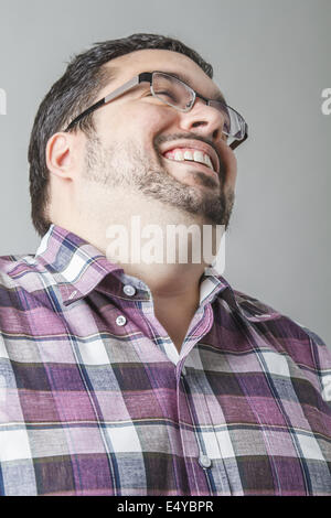 Kopf Lachen ab Stockfoto