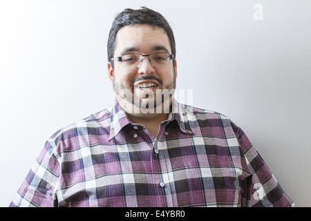 Ein großer Kerl glücklich Stockfoto