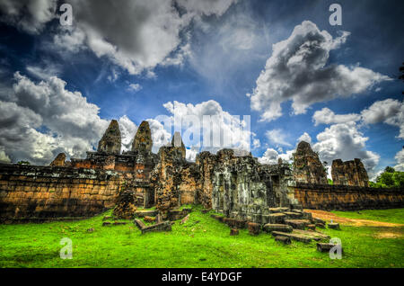 East Mebon, Kambodscha, Siem Reap, Angkor Wat Stockfoto