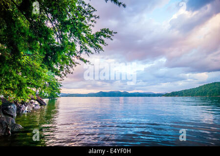 Landschaft um den See Jocasse Schlucht Stockfoto