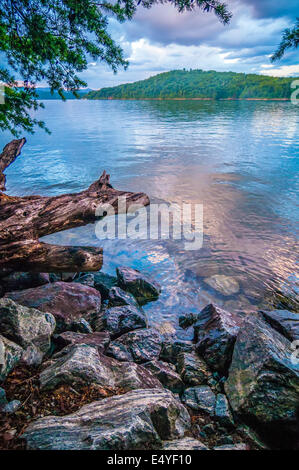 Landschaft um den See Jocasse Schlucht Stockfoto