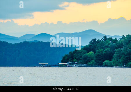 Landschaft um den See Jocasse Schlucht Stockfoto