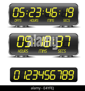 Countdown-timer Stockfoto