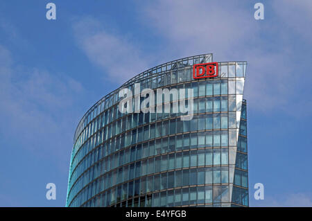 DB Tower Berlin Deutschland Stockfoto