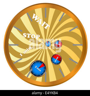 Die Zeit vergeht Stockfoto