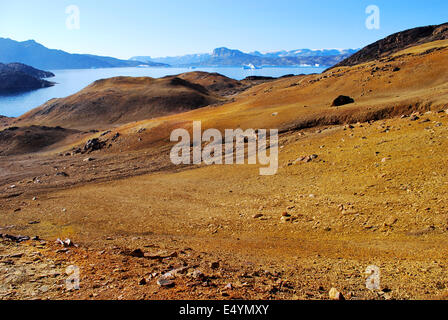 Desert Island, Uummannaq-Fjord Stockfoto