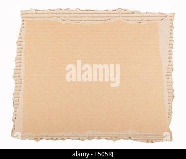 Brauner Karton Stockfoto