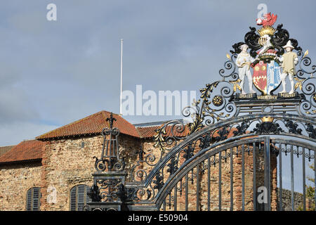Park, Eingang Tor Stockfoto