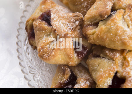 Makroaufnahme von köstliche Marmelade cookies Stockfoto