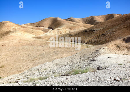 Judäische Wüste Landschaft Stockfoto