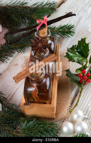 Weihnachten-Aromen für leckeres Gebäck Stockfoto