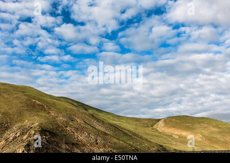 Landschaftsfotografie mit Bergketten Stockfoto