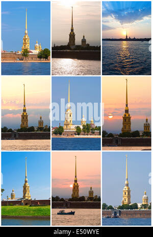 Peter und Paul-Festung in St. Petersburg Stockfoto